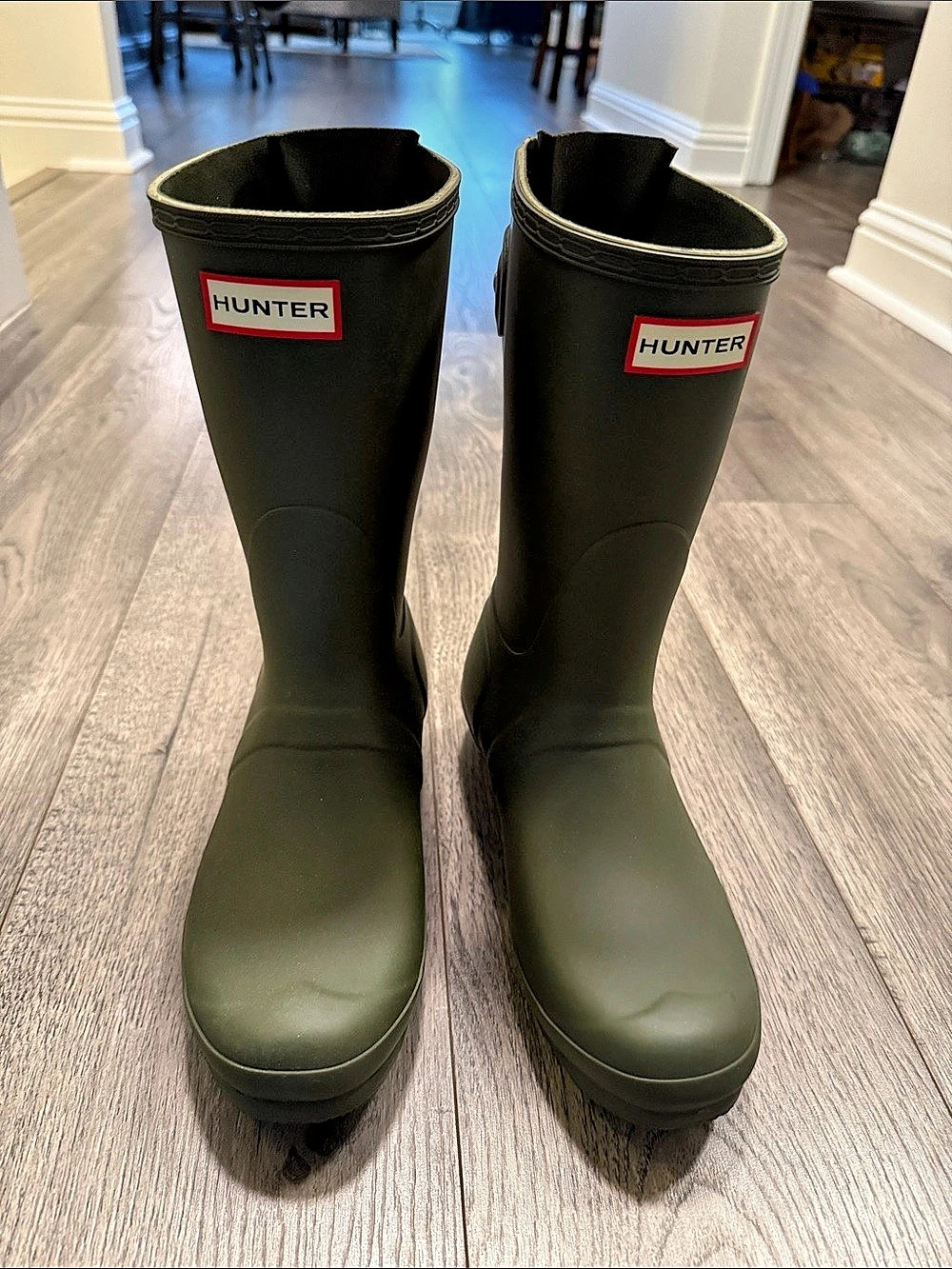 Hunter Women's Original Short Rain Boots Green US 8
